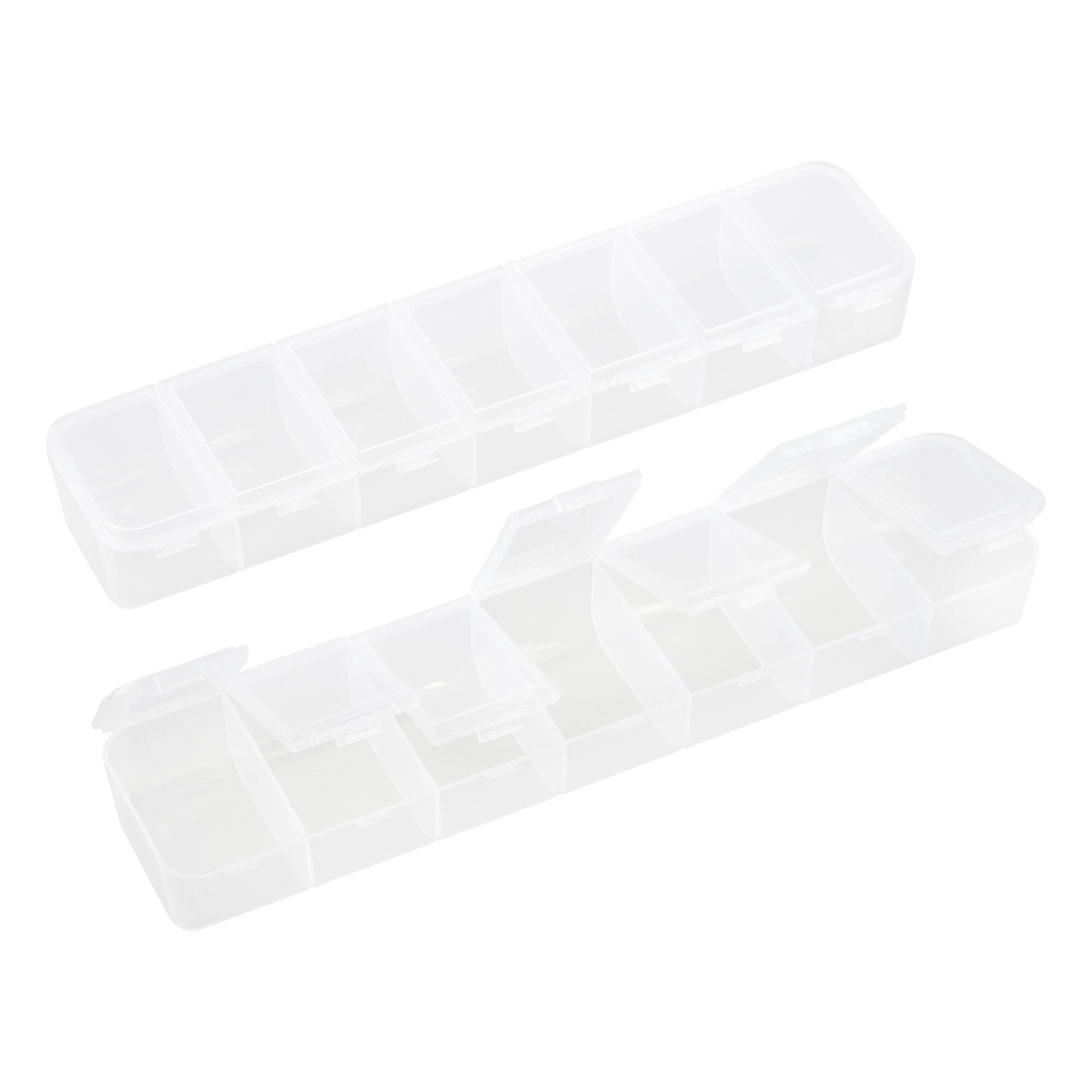 12 Packs: 3 ct. (36 total) Clear 7-Compartment Jewelry Storage Boxes by Bead Landing™